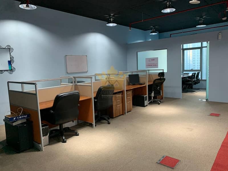 7 Deal Of The Day Fully Furnished Office with partitions