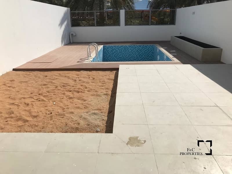 13 Brand New | 3Bed+Maid | Private Pool | Park View