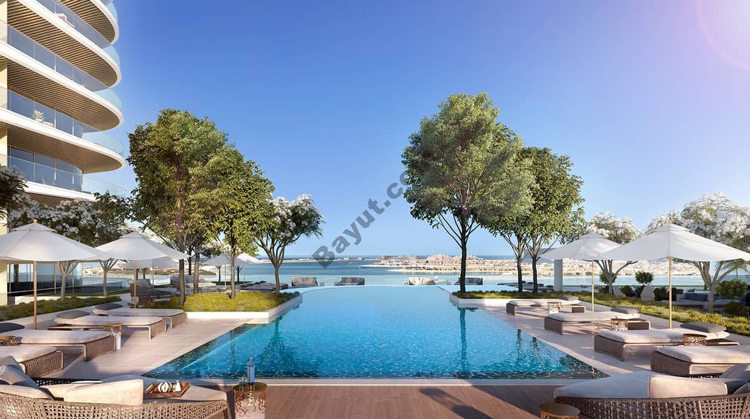 Elie Saab 2-BR Sea/Palm/Ain View | 9th Floor | Gorgeous Balcony