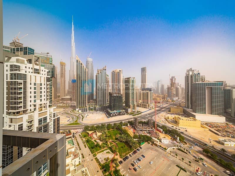 Burj View | 3 BR w/ Maids | Vacant | High Floor