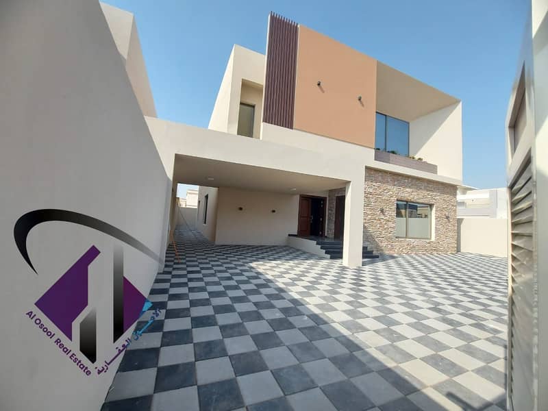 Own a modern luxury villa with elegant and unique decorations in Ajman at comfortable monthly instalment and easy bank financing at affordable price