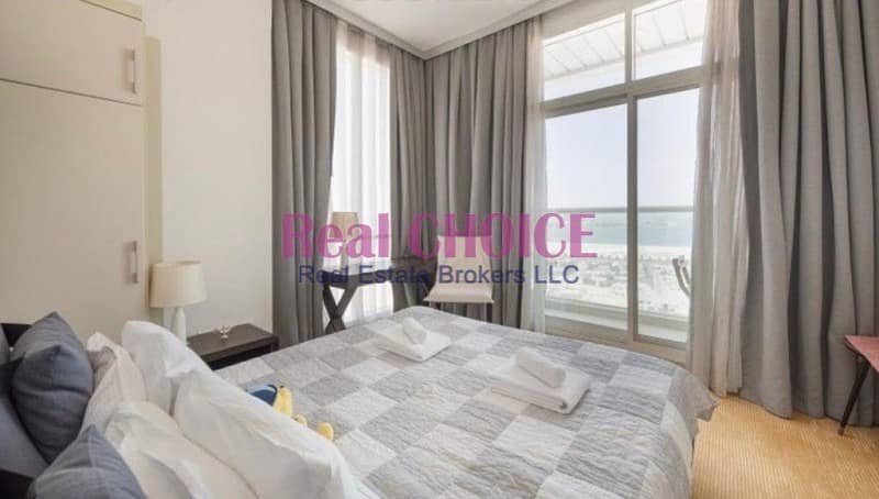 5 Furnished 1 Bed | Sea Facing | High Floor