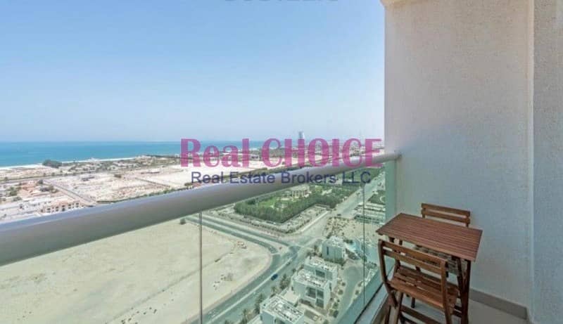 7 Furnished 1 Bed | Sea Facing | High Floor