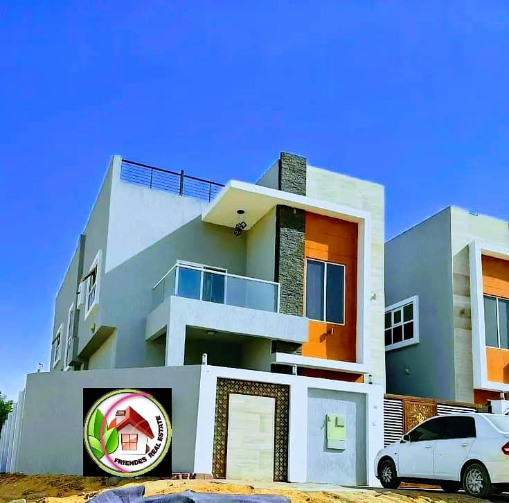 For sale a new villa in Al Mowaihat area, European finishing, owned by all nationalities, directly from the owner