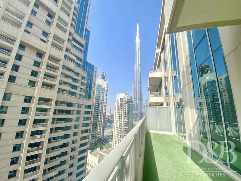 Vacant | Large Balcony | Chiller Free | Burj View