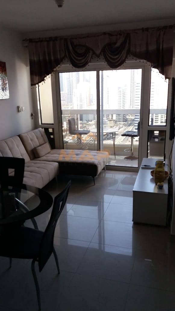 Fully furnished 2bhk with balcony close to metro