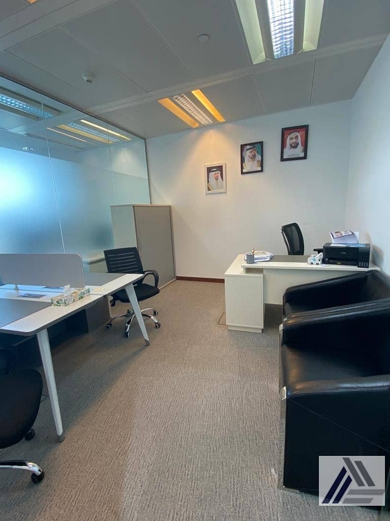 Deal of the weak| Serviced and Furnished Office Good For 0 Staff BurJuman Business Tower