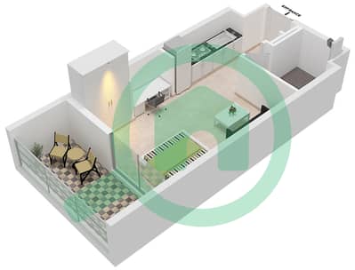 MAG City - Studio Apartment Type ST-1 Floor plan