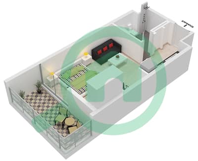 MAG City - Studio Apartment Type ST-2 Floor plan