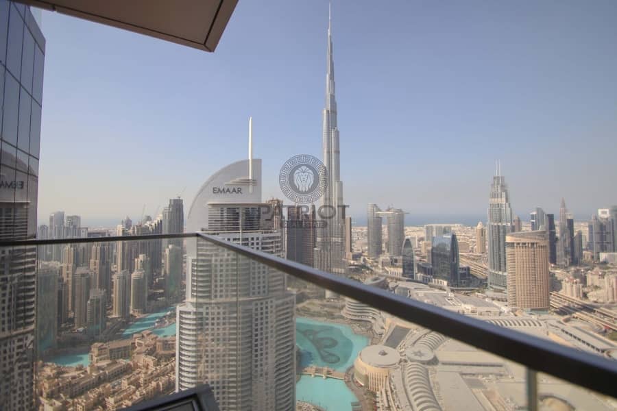 BEAUTIFUL  BURJ KHALIFA AND FOUNTAIN VIEW | FULLY FURNISHED 3 BR + MAID | DOWNTOWN