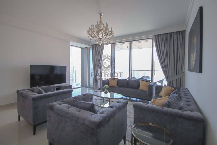 8 BEAUTIFUL  BURJ KHALIFA AND FOUNTAIN VIEW | FULLY FURNISHED 3 BR + MAID | DOWNTOWN