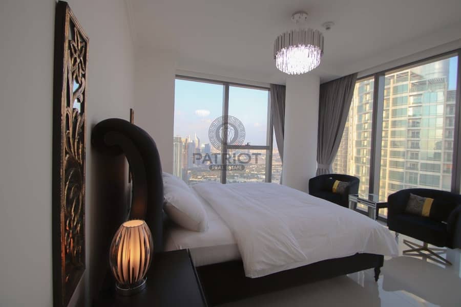 10 BEAUTIFUL  BURJ KHALIFA AND FOUNTAIN VIEW | FULLY FURNISHED 3 BR + MAID | DOWNTOWN