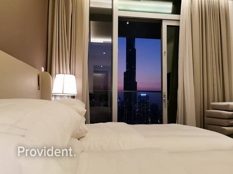 High Floor | Furnished | Burj and Downtown Views