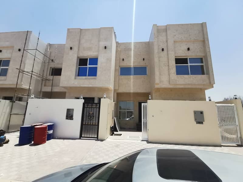 Villa for sale in Ajman, Jasmine area, first inhabitant, super lux finishing, area of 2800 only, including registration fees 0562417250