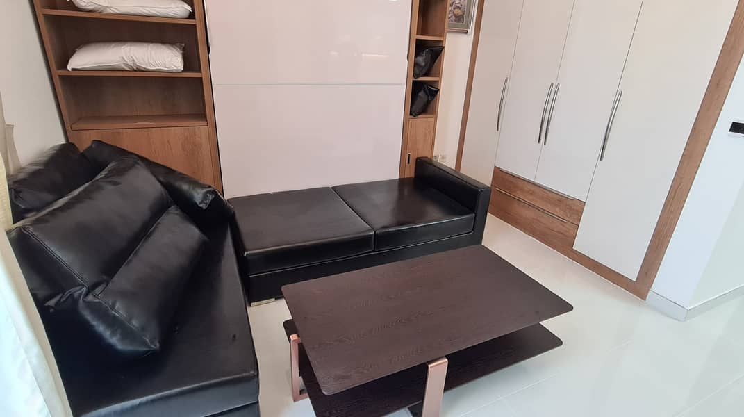 Fully Furnished Studio | Latest European Design | Multiple Cheques