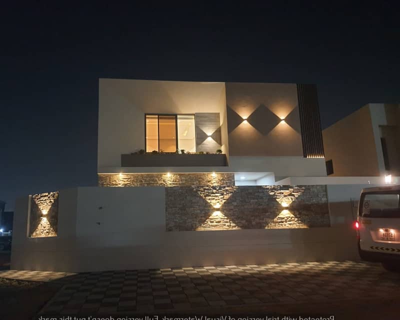 New villa, first inhabitant, designed in Jumeirah Dubai, the price is a snapshot, with the possibility of bank financing