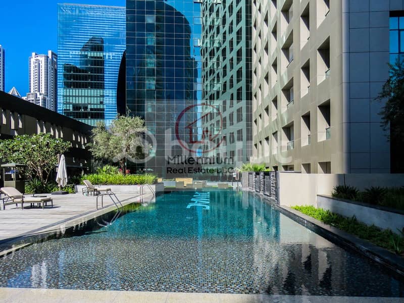 8 FULLY FURNISHED 2BEDROOM FOR RENT IN DAMAC COUR JARDIN BUSINES BAY