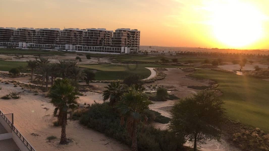27 FULL GOLF COURSE VIEW APARTMENT FOR RENT IN GOLF TERRACE B (DAMAC HILLS)