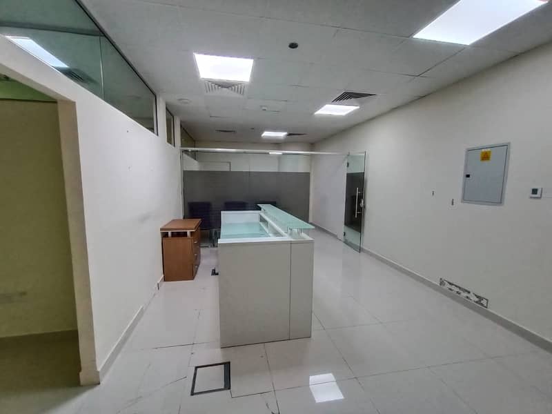 6 Exclusive | Fully Fitted Office with partition | Multiple Parkings