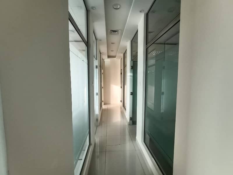 7 Exclusive | Fully Fitted Office with partition | Multiple Parkings