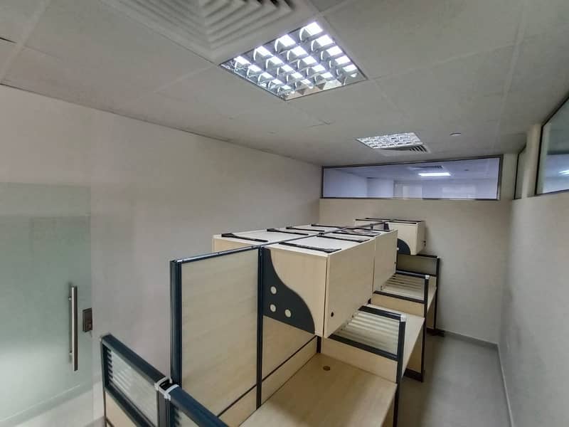 8 Exclusive | Fully Fitted Office with partition | Multiple Parkings