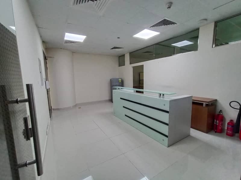 12 Exclusive | Fully Fitted Office with partition | Multiple Parkings