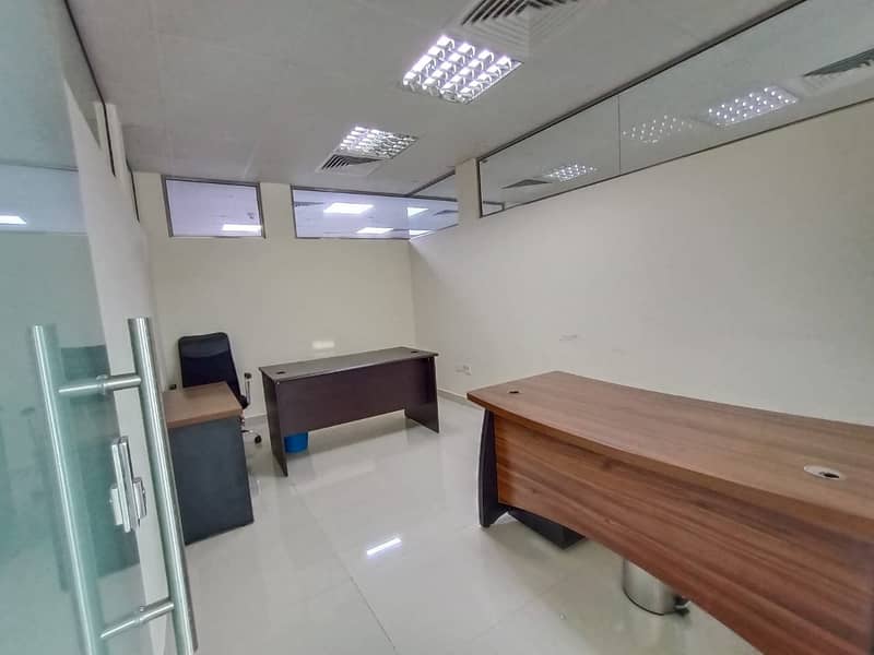 13 Exclusive | Fully Fitted Office with partition | Multiple Parkings
