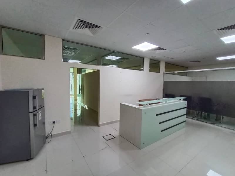 14 Exclusive | Fully Fitted Office with partition | Multiple Parkings