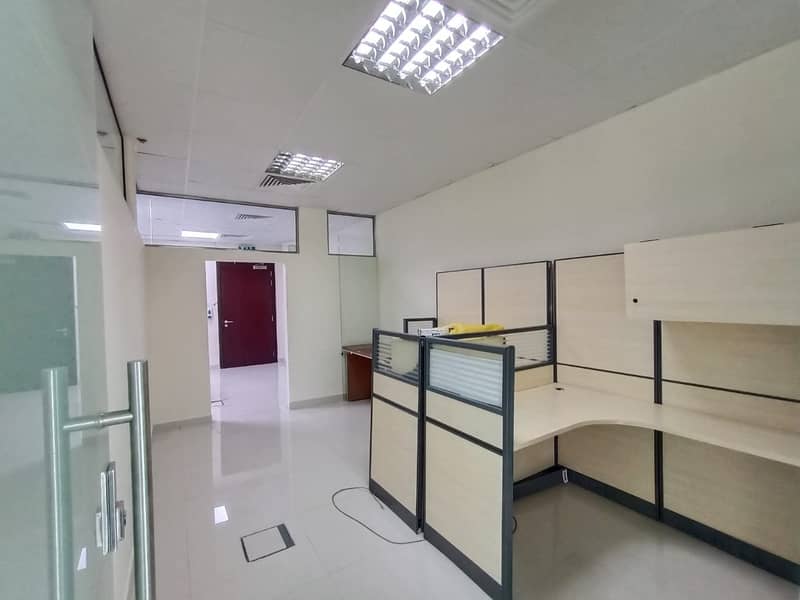 17 Exclusive | Fully Fitted Office with partition | Multiple Parkings