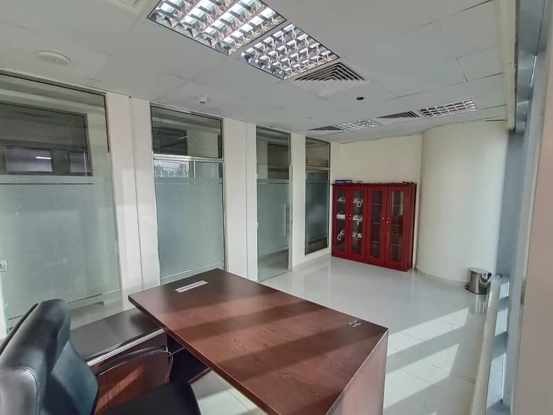18 Exclusive | Fully Fitted Office with partition | Multiple Parkings