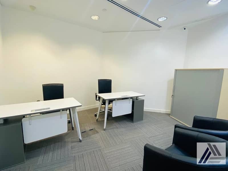 Serviced Furnished Office Suitable for 2 persons / Linked with Metro/Monthly
