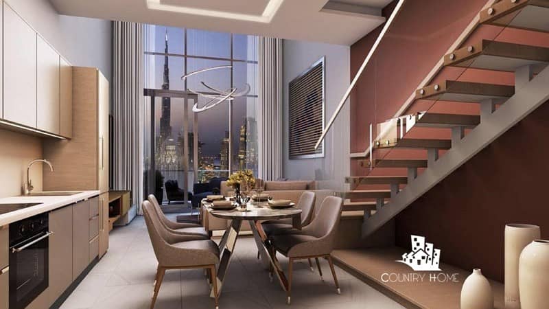 2 1Bed Loft Apt | Burj Khalifa View | Payment Plan