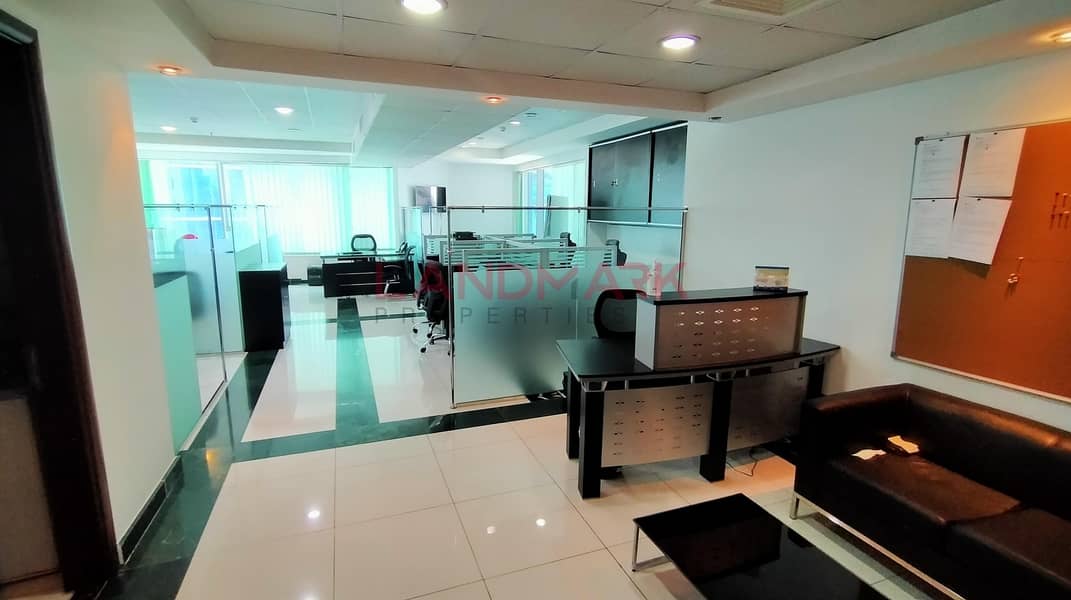 6 FULLY FITTED/OFFICE SPACE/ FURNISHED in BUSINESS BAY