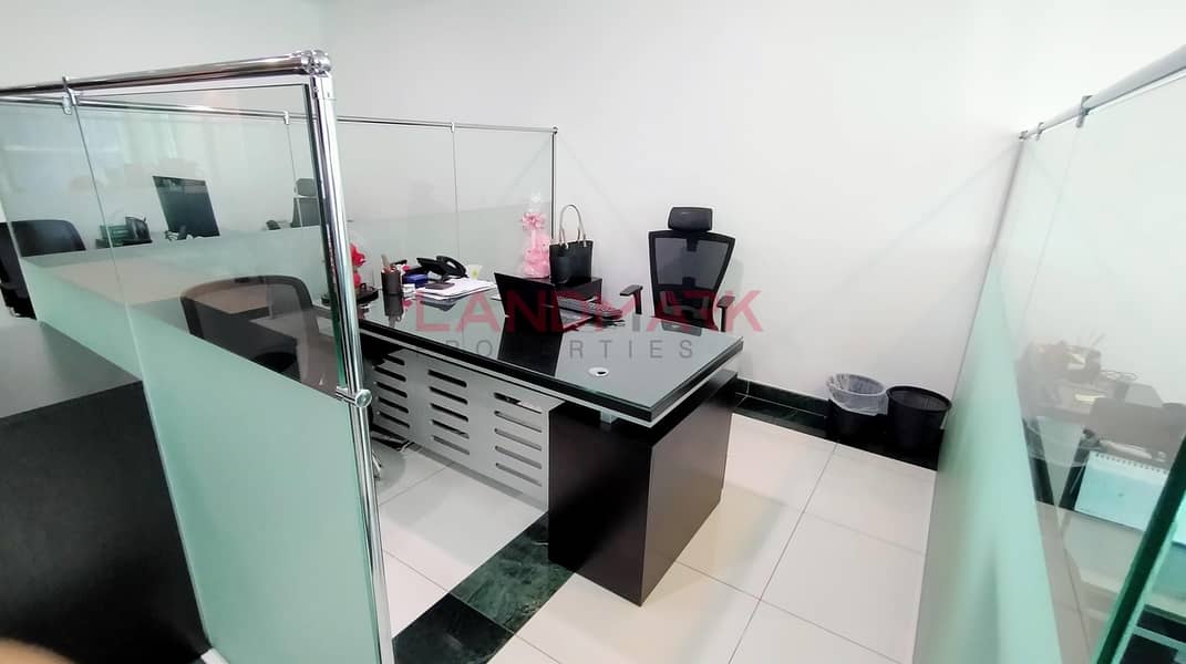 7 FULLY FITTED/OFFICE SPACE/ FURNISHED in BUSINESS BAY
