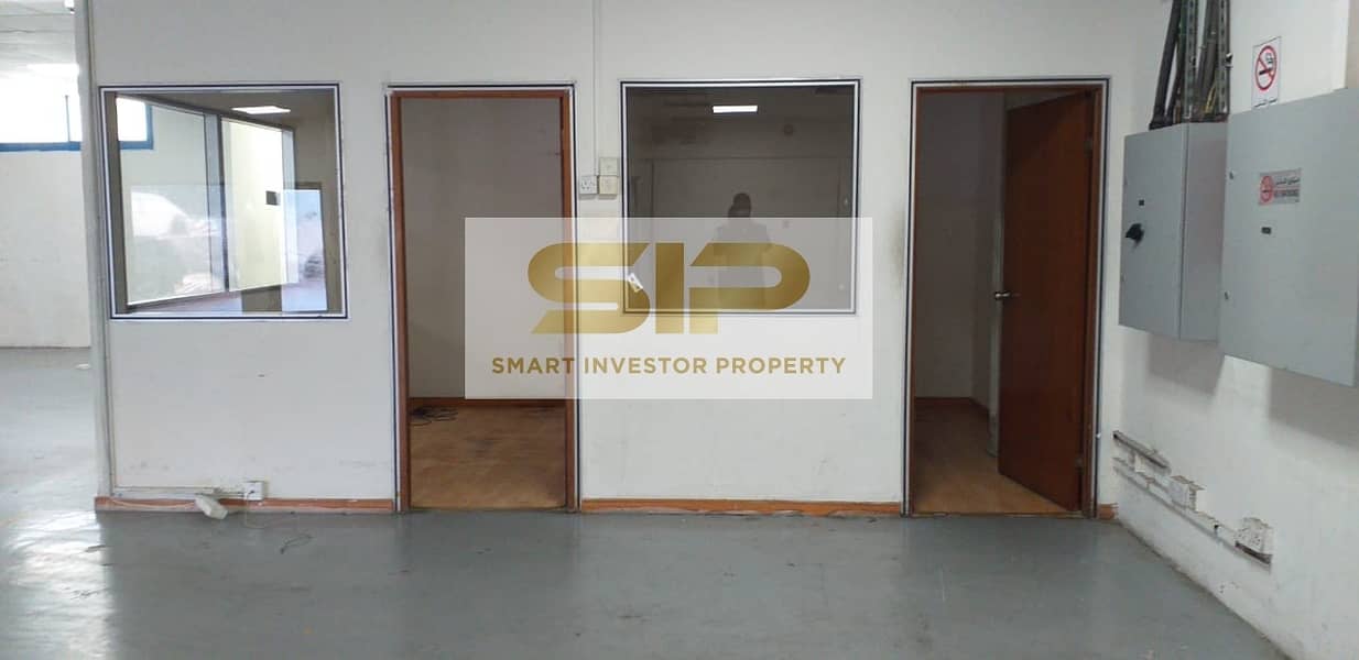 4 Warehouse Available for Rent With 100KW Power in Al Khabisi