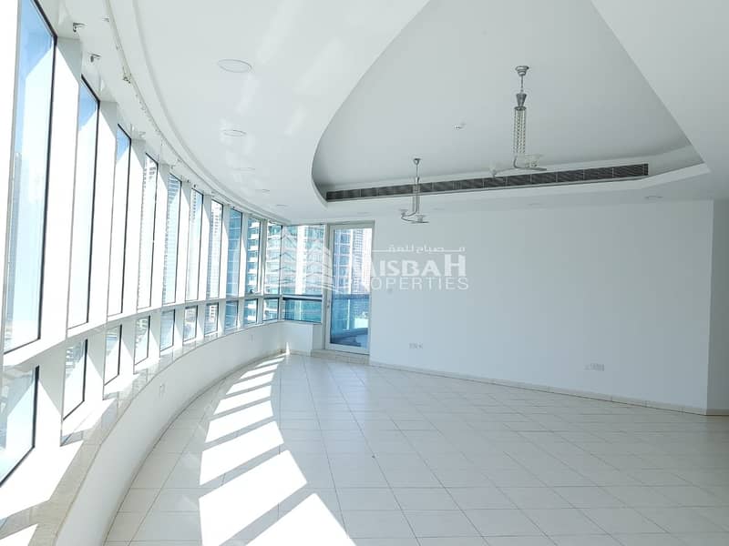 Very Bright Natural Sun Light in The Apartment Located in To Marina 4 Bedroom Vacant Now