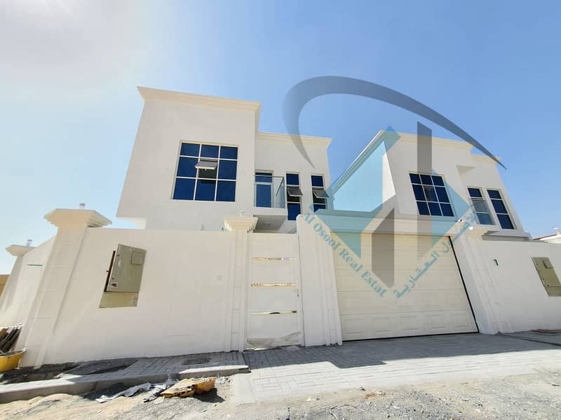 brand new villa excellent finishing with very good location opposite mosque.