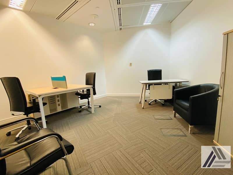 Deal of the weak | 1 payment | Independent Fully Furnished /Serviced Office/Linked with Burjuman Mall and Metro