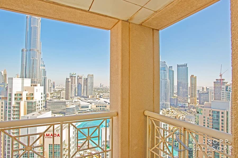 2 Beds | Vacant | Fountain and Burj View