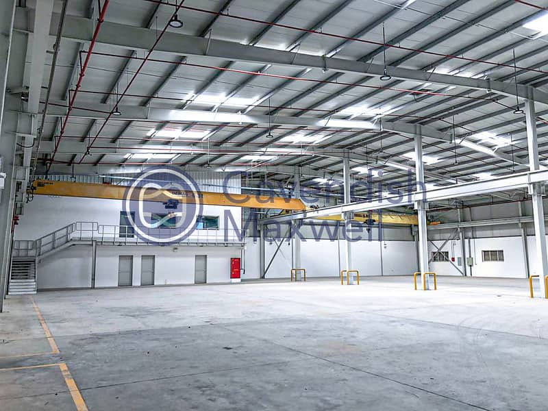 Multi Purpose Warehouses with Cranes | Brand New