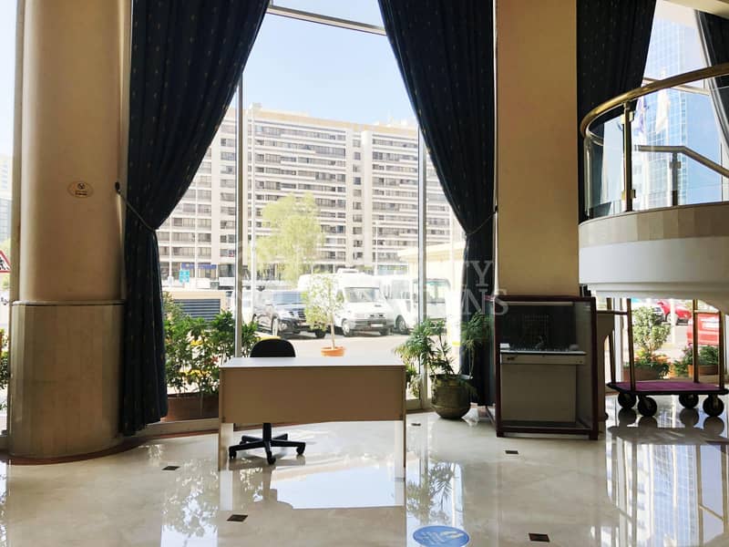 Tourism or Rent-A-Car Desk in a Busy Hotel