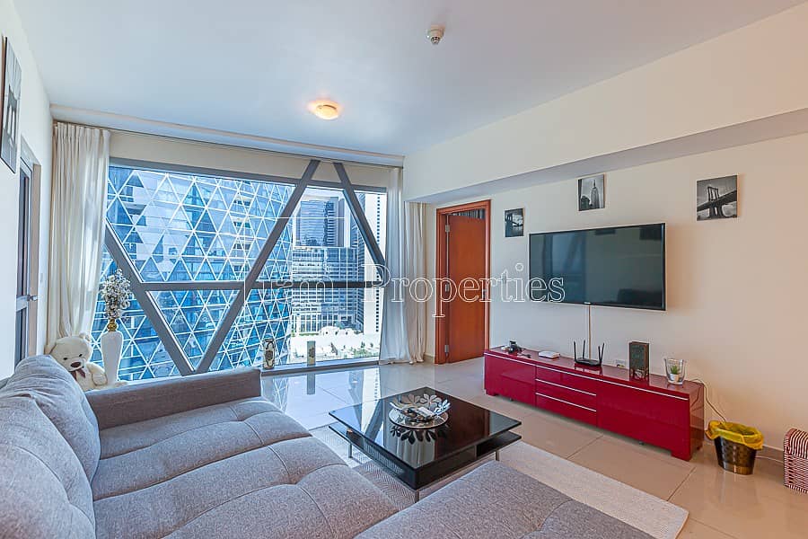 1BR| Fully Furnished |Tennis Court &Pool View