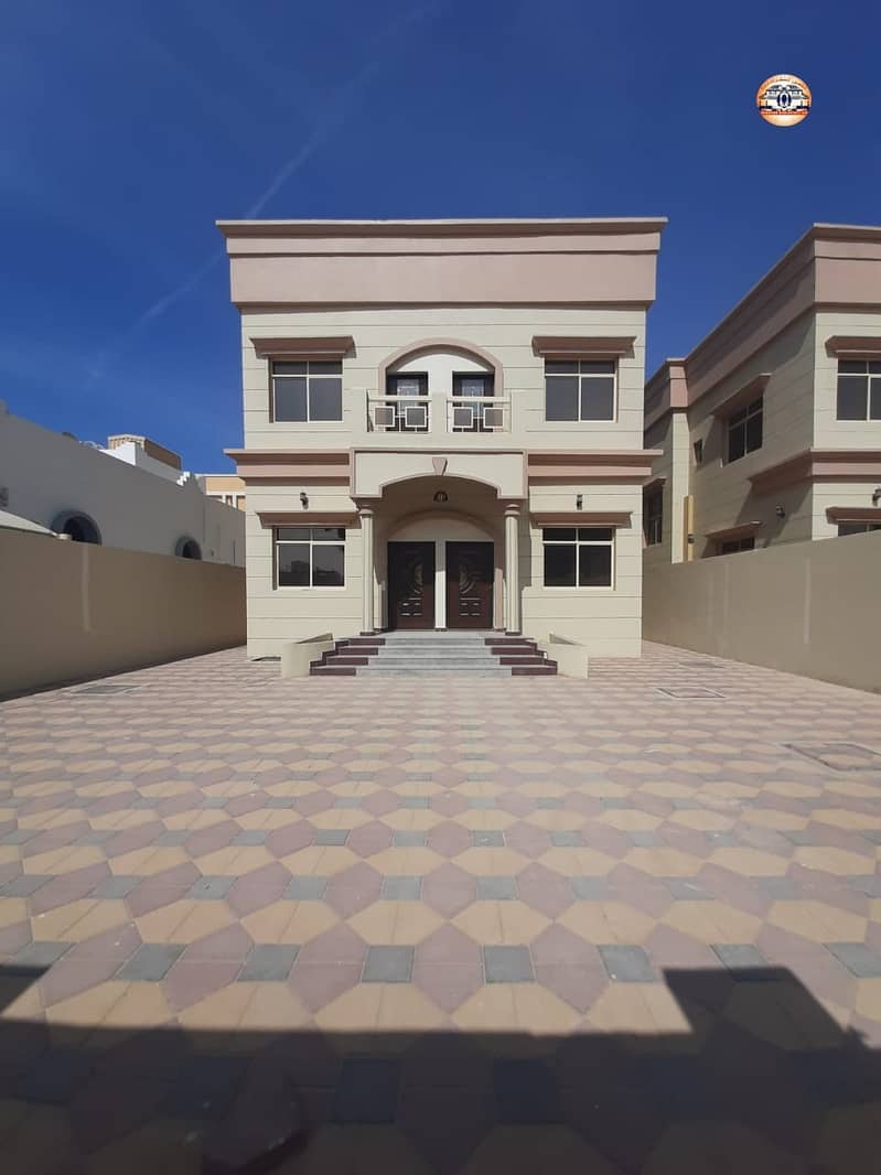 Villa for sale in Ajman, the Rawda area, two floors, with a different design, with a secret, with the possibility of bank financing