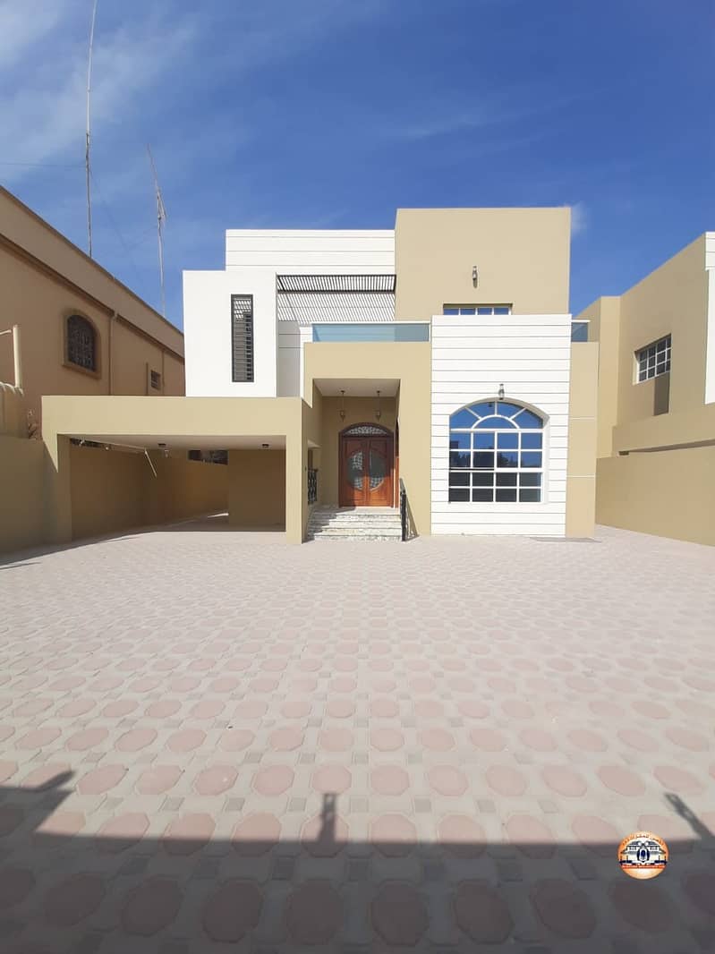 Villa for sale in Ajman, Al Mowaihat area, modern design, various finishes, with the possibility of easy bank financing