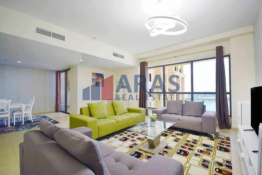 Immaculate Large 2Bed Fully Furnished Sea View
