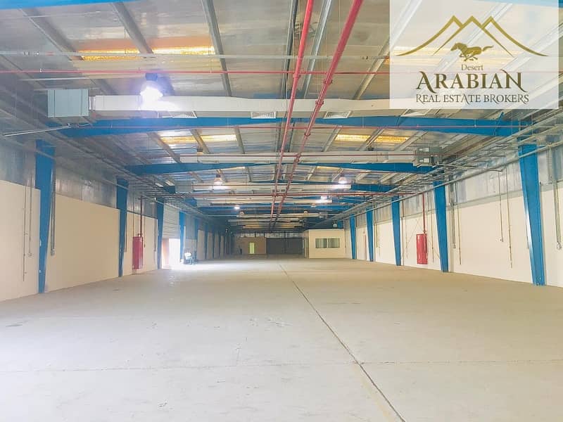 | Huge Open Yard | Spacious Warehouses | Fitted Offices