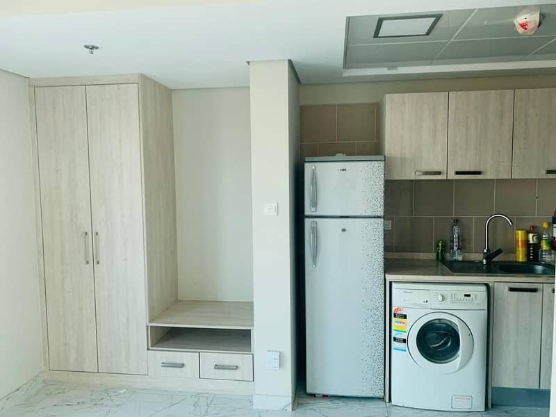 7 Bigger lay out studio with kitchen appliances in Mag 515 Dubai South