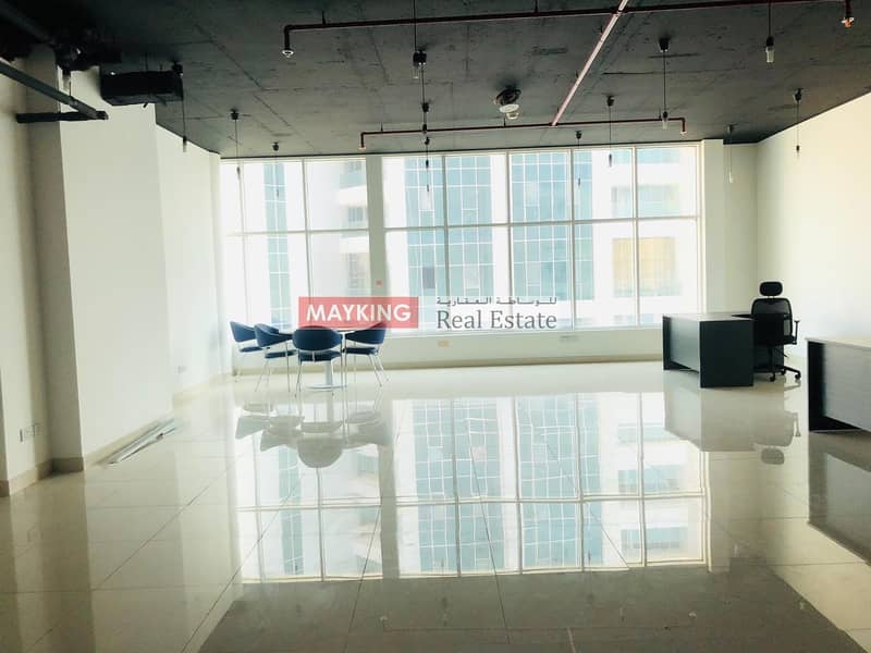 14 Semi Furnished with Burj Khalifa and Lake View for Rent in Clover Bay