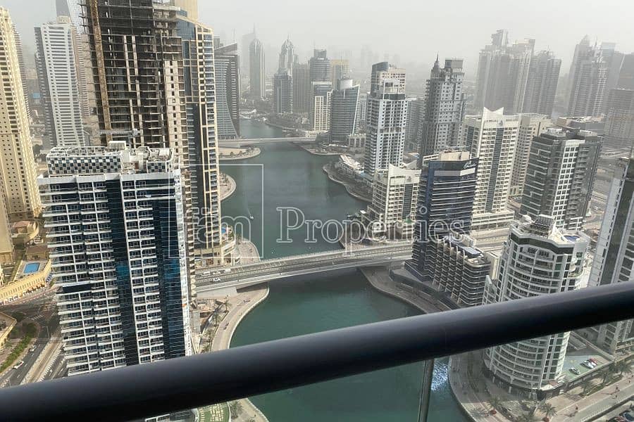 Full Marina Views Rented 2 BR High Floor