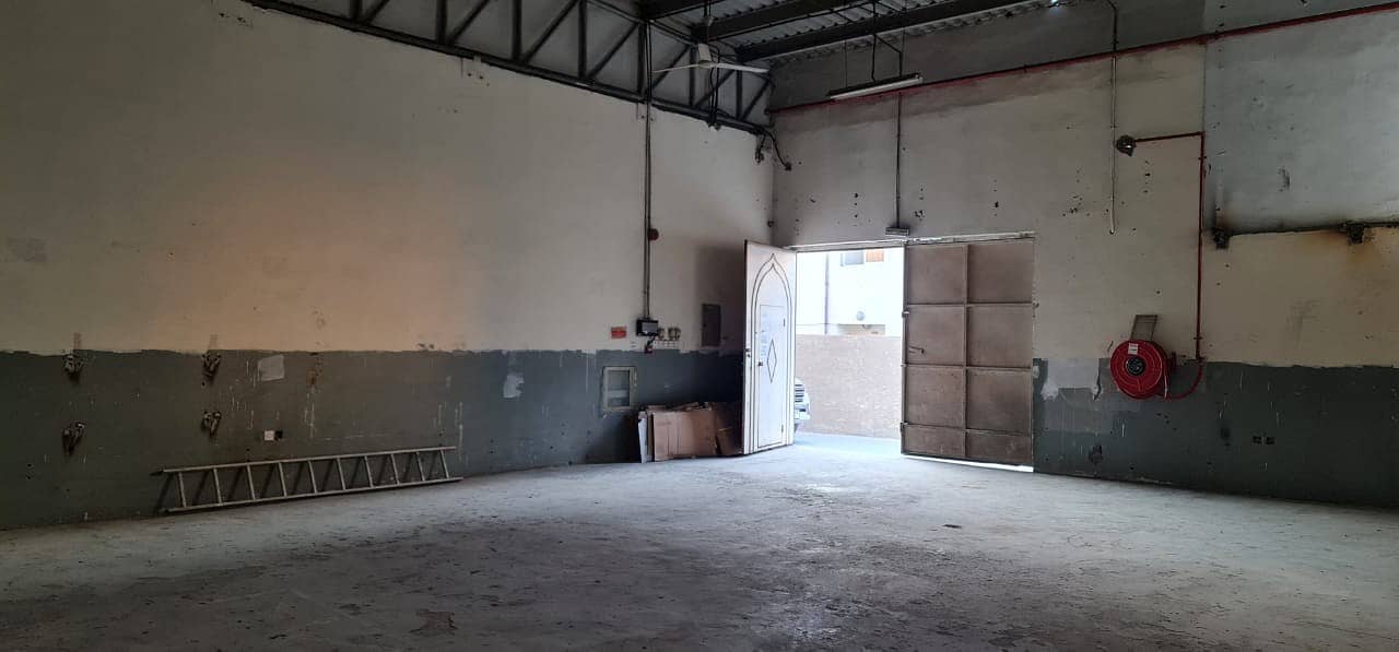 1,500 Sq ft Warehouse with Built-in toilets Available in Al Jurf Industrial area, Ajman